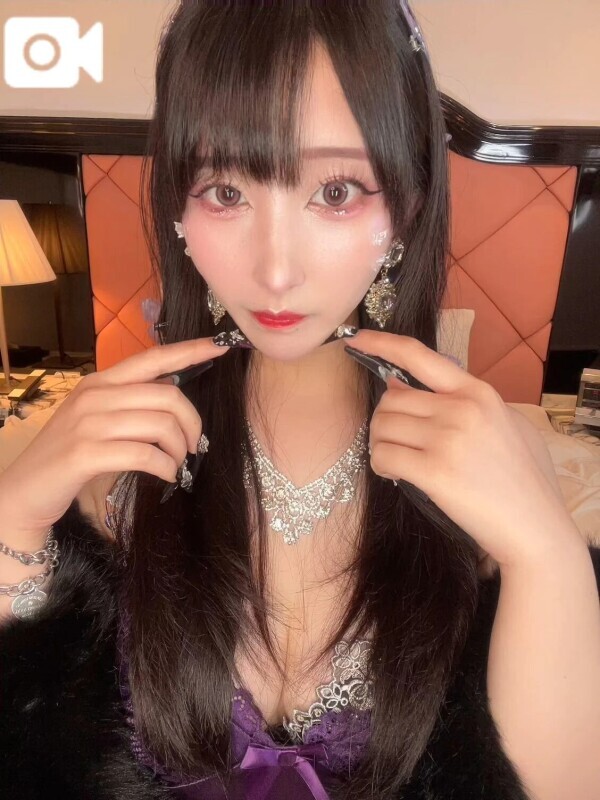 涎たっぷり😛💜💜