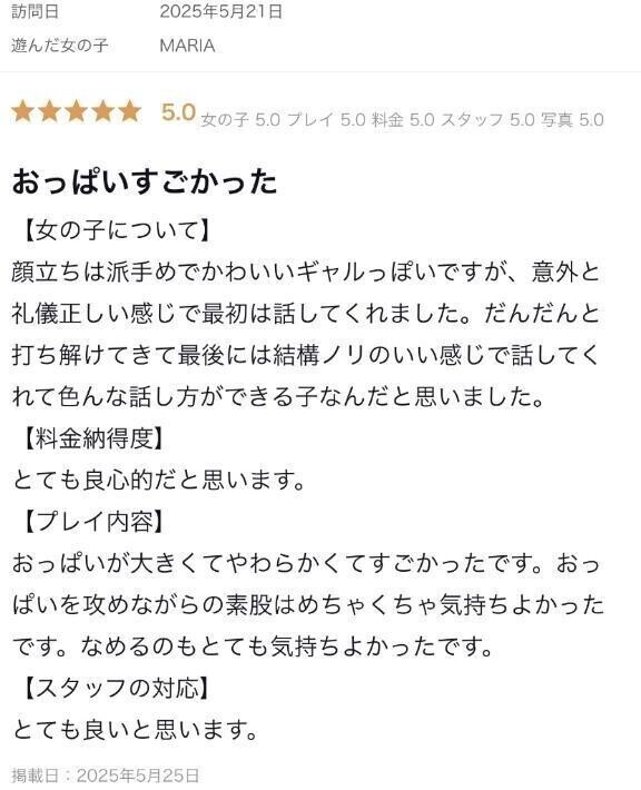 【お礼写メ日記】