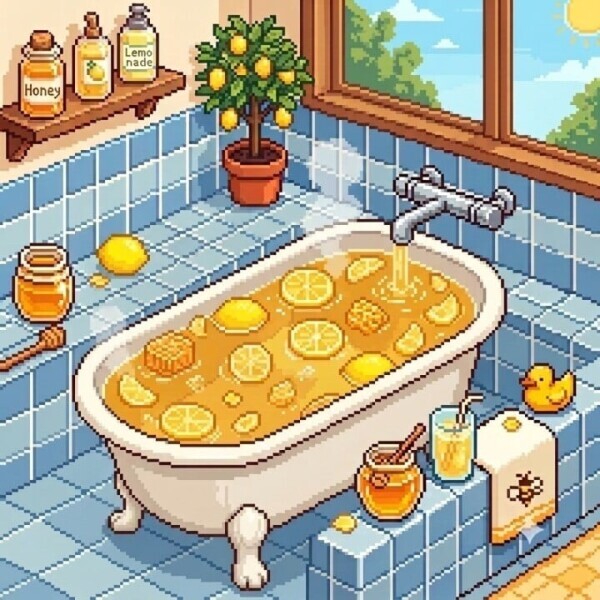 トロトロお風呂タイム🍋