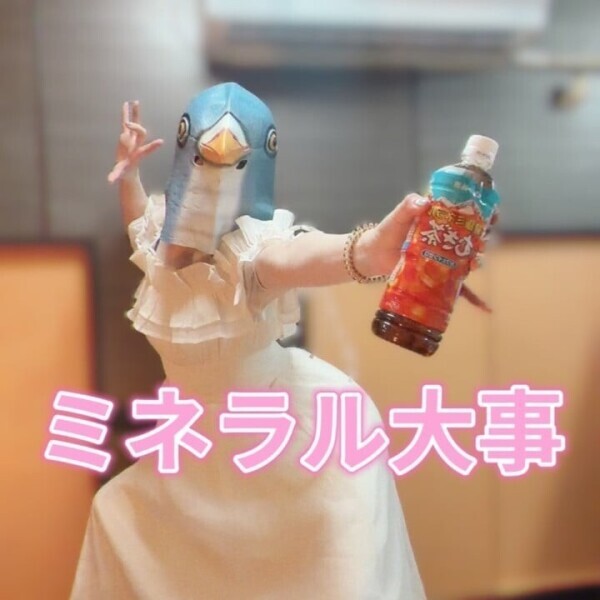 麦茶飲め(　¸′-′)¸