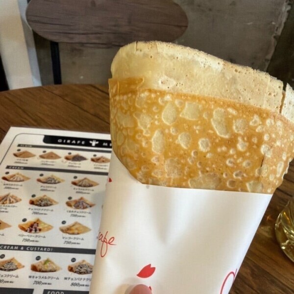 シュガーバタークレープ🤲