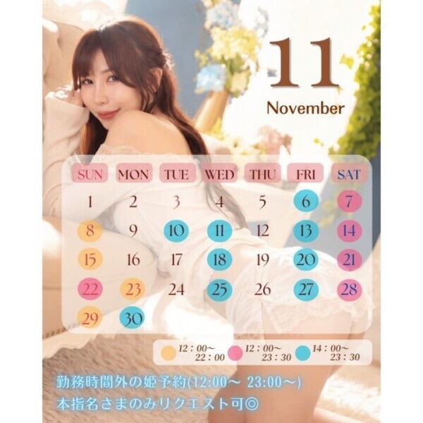 11月スケジュール❤️