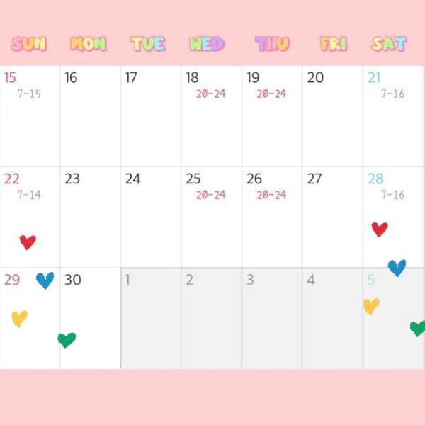 6月後半🗓️