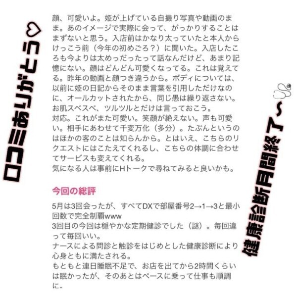 口コミありがとう♡