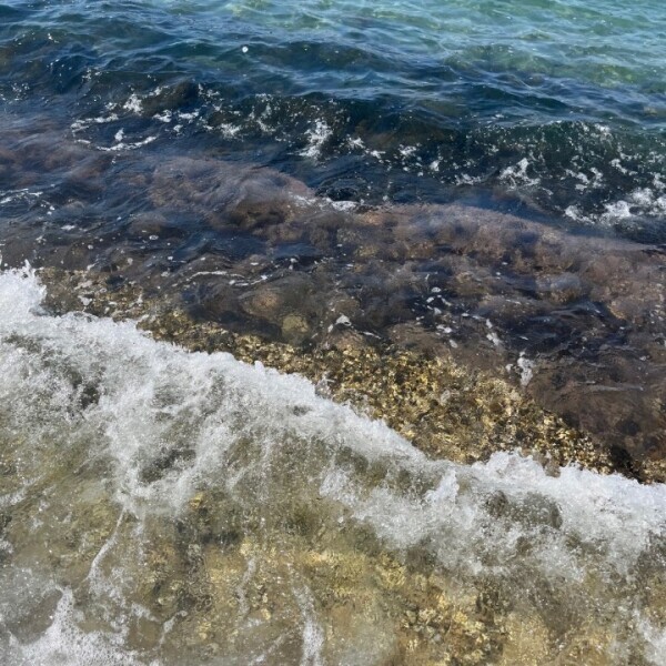 前行った海?