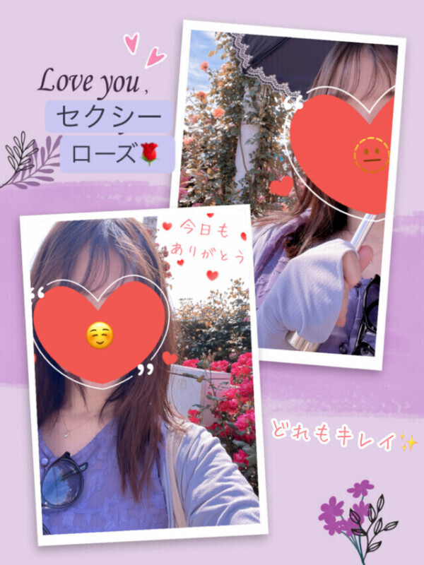 月も薔薇もキレイでした♡