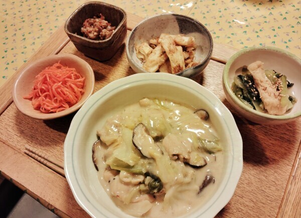 4月。今日の夕食。