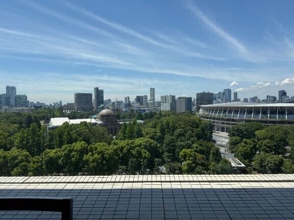 毎朝の眺め、晴れバージョン