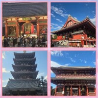爽やか天気の浅草寺