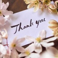 今日のお礼です