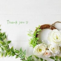 先月と今日のお礼です