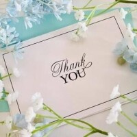 今日のお礼です