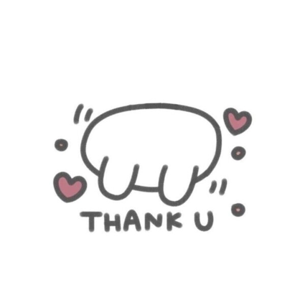 お礼💌