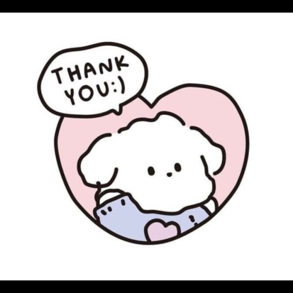 お礼💌