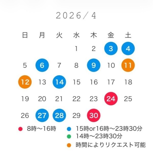 4/9と4/10の入れ替え🗓️