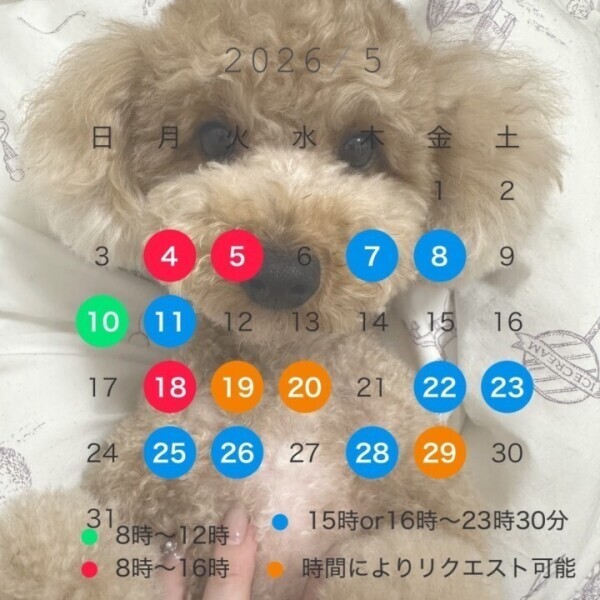 5月ワン🐶
