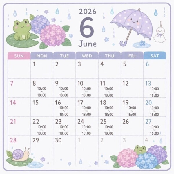 6月のご予約スタート🐰💘🫧