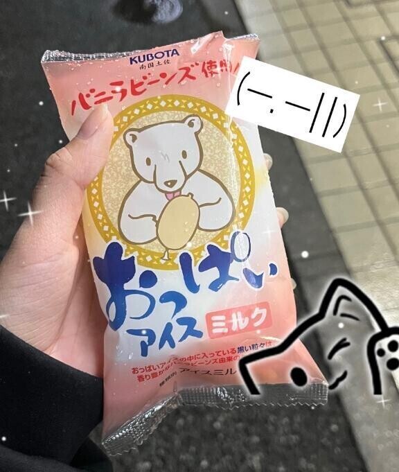 おっ〇いアイスΣ(ﾟдﾟ；)