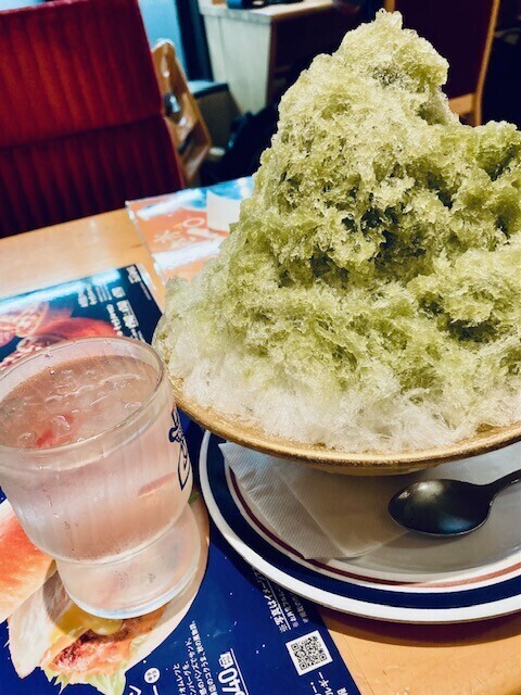 名残りの氷