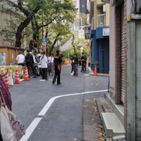 大塚で撮影中？