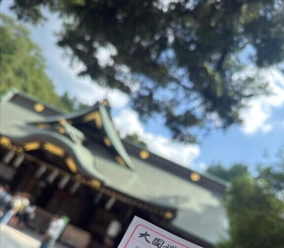お礼参り☀️⛩
