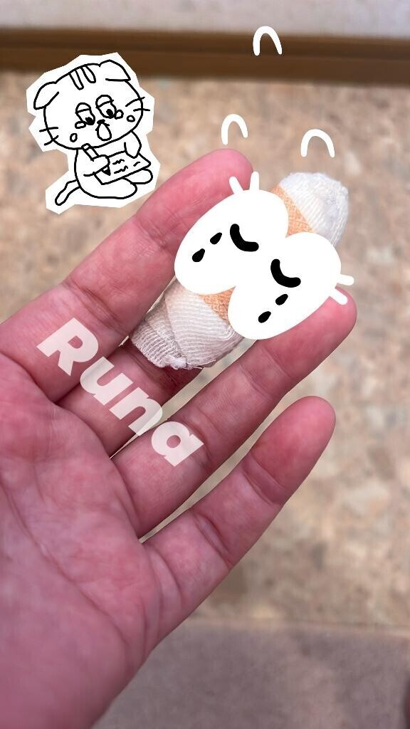 負傷…🤕🤕🤕