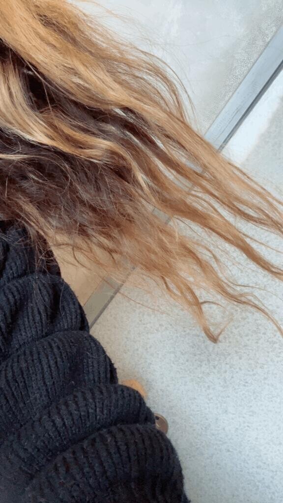 2週間位前にかけたパーマが