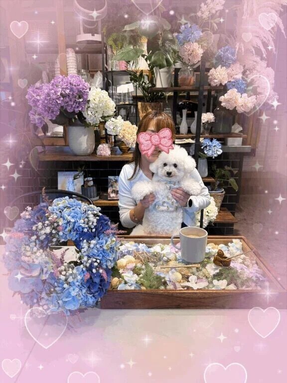 ギリギリ雨に濡れずに🙋‍♀️💕