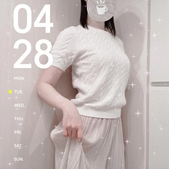 半袖ニットが心地イイ🎶