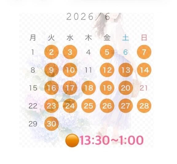 6月の予定͛💠