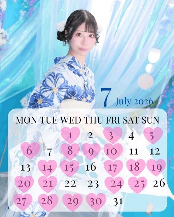 ❄️【7月】ゆきに会える日♡