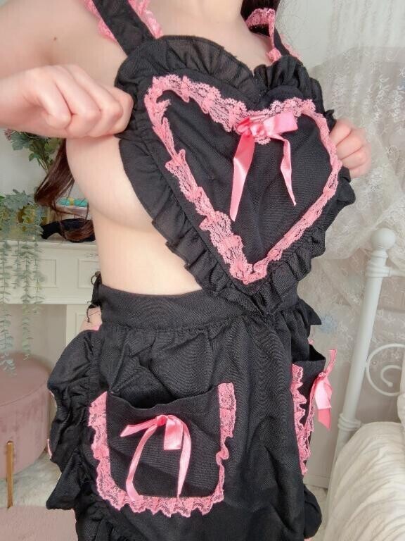 裸エプロン💕