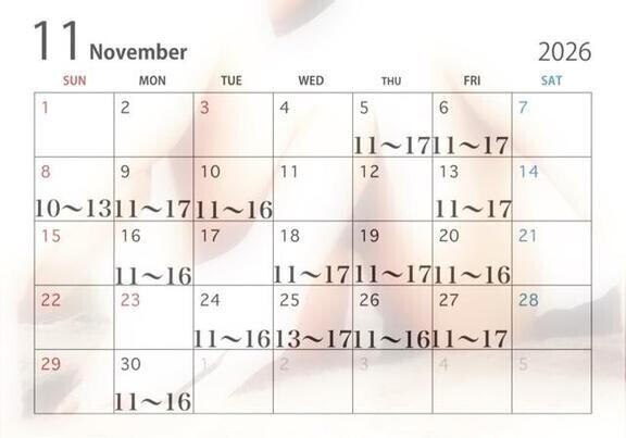 11月♡