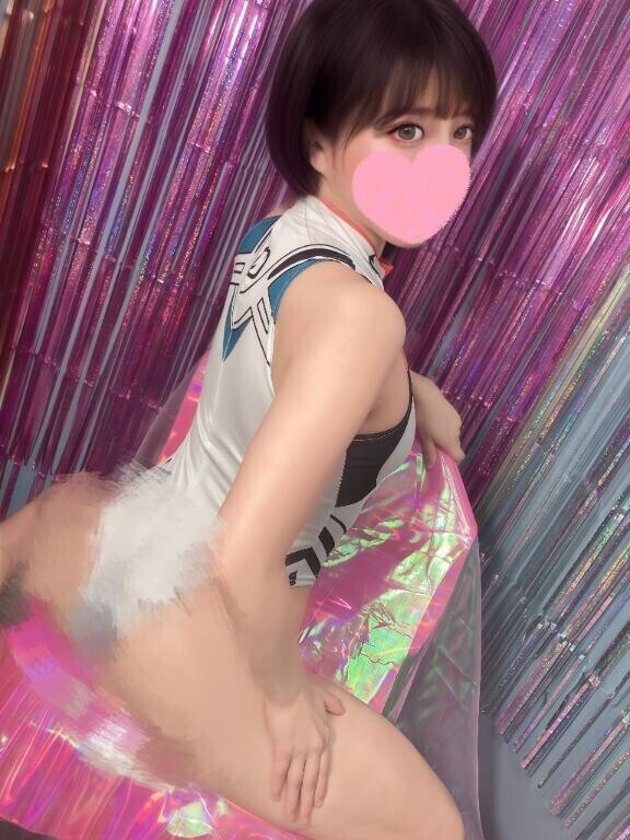 ハイレグ食い込み尻予告🍑⊂˙꒳​˙)💕