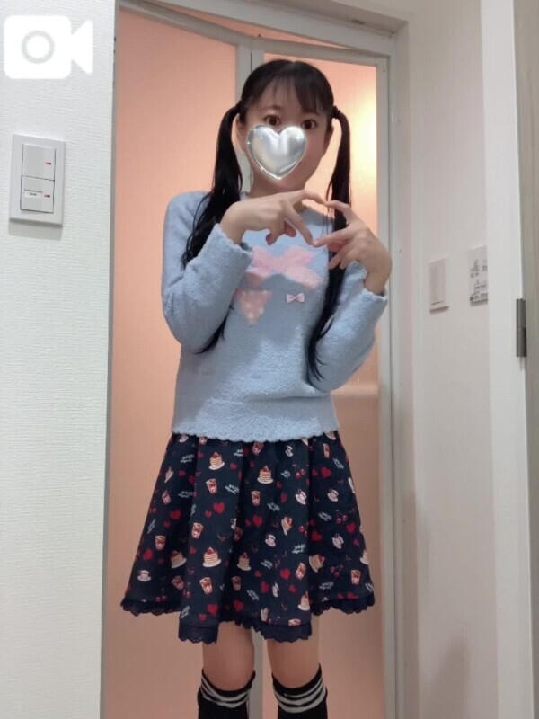 今日の私服🐼🖤.*･ﾟ