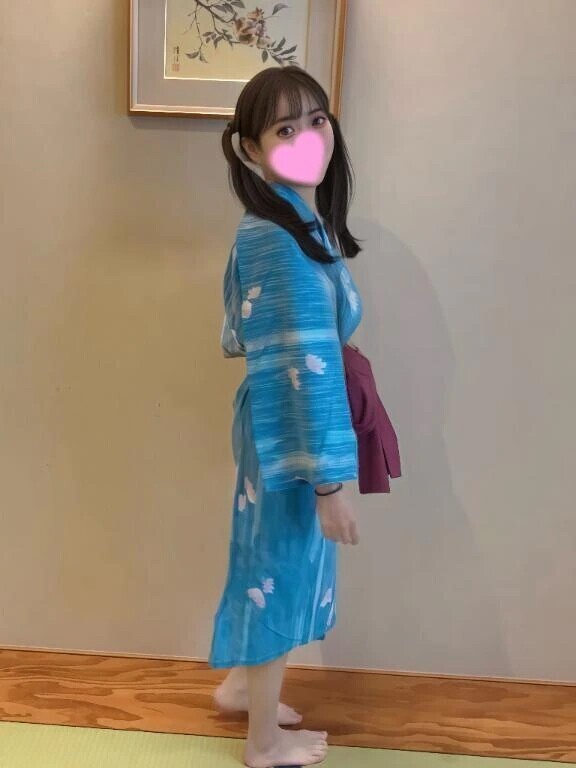 浴衣でくるん♡振り向きマジック👘 ̖́-