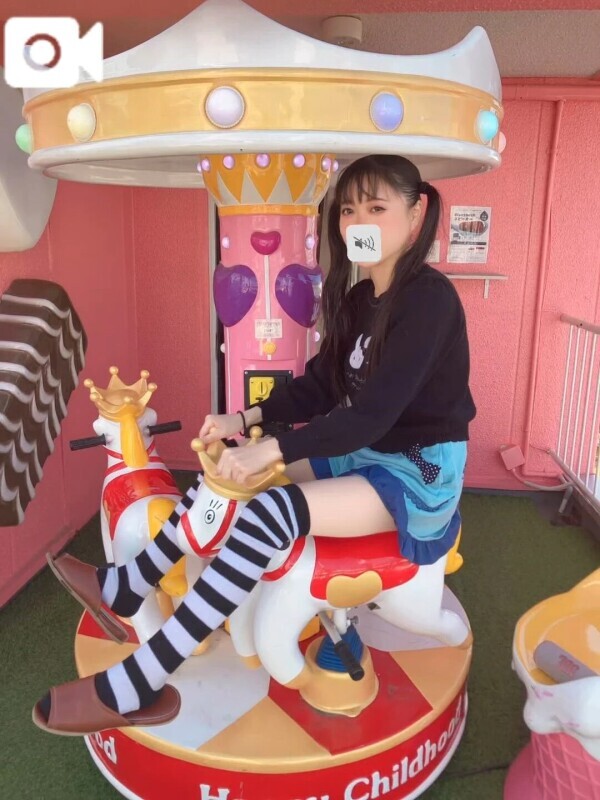 メリーゴーランドが小さい理由知ってる？🎠🐼