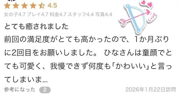 【お礼写メ日記】