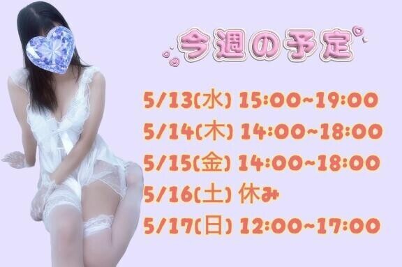 こんしゅの予定