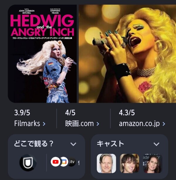 『ヘドウィグ・アンド・アングリーインチ』