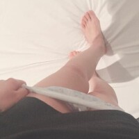 おはよう?水色パンツを・・?