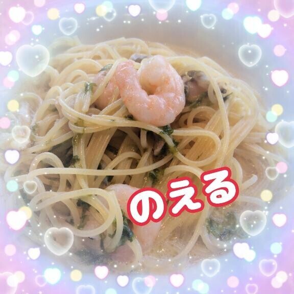 えびとあさりのぱすた☆