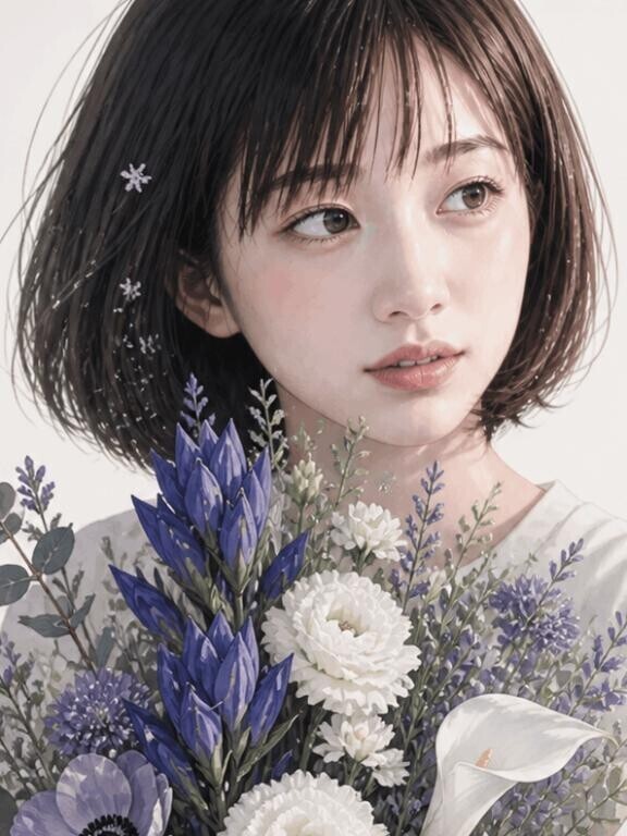 私を花束にしたら?