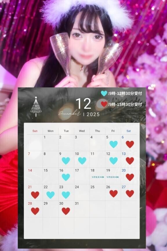 12月の出勤予定です???