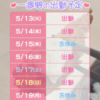 １週間(*´∇｀*)