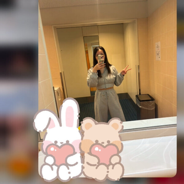 インスタグラマー風。