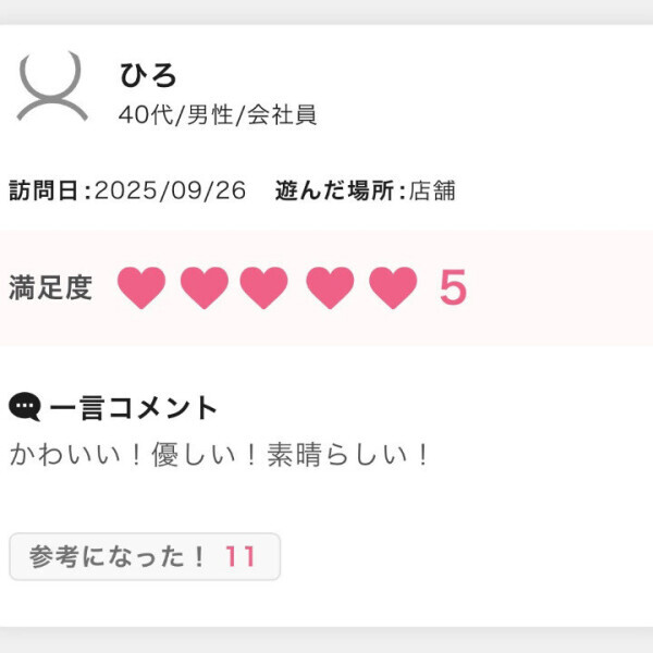 クチコミありがとう。