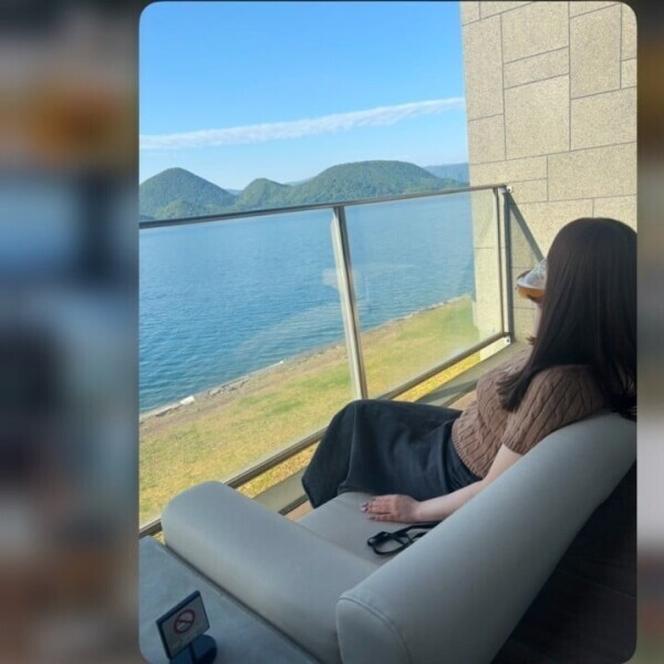 温泉。