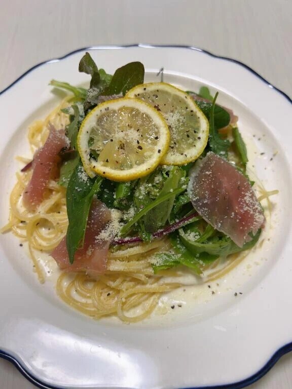 レモンクリームパスタ♡
