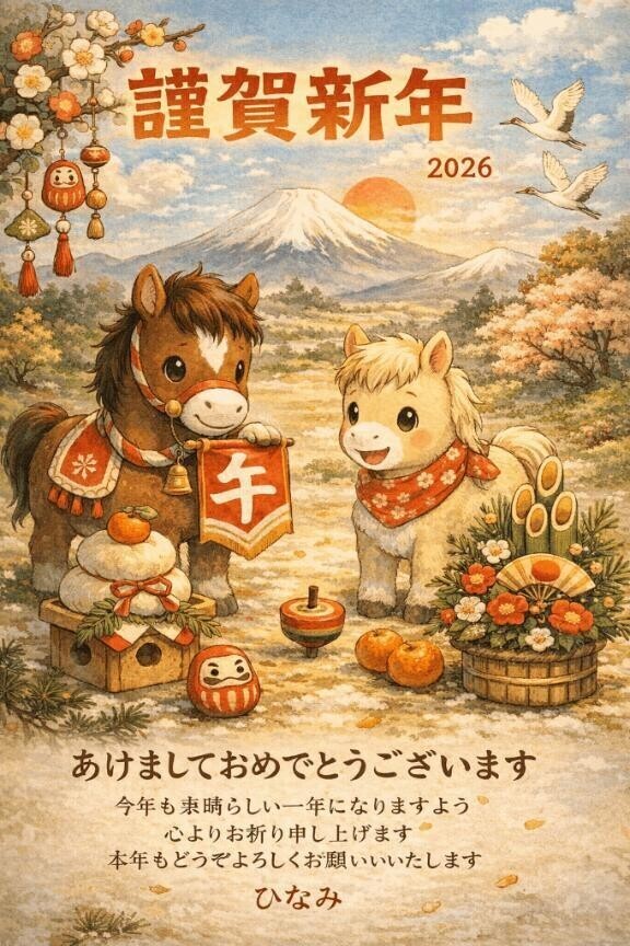 ？.*･ﾟ謹賀新年 2026？.？*.？